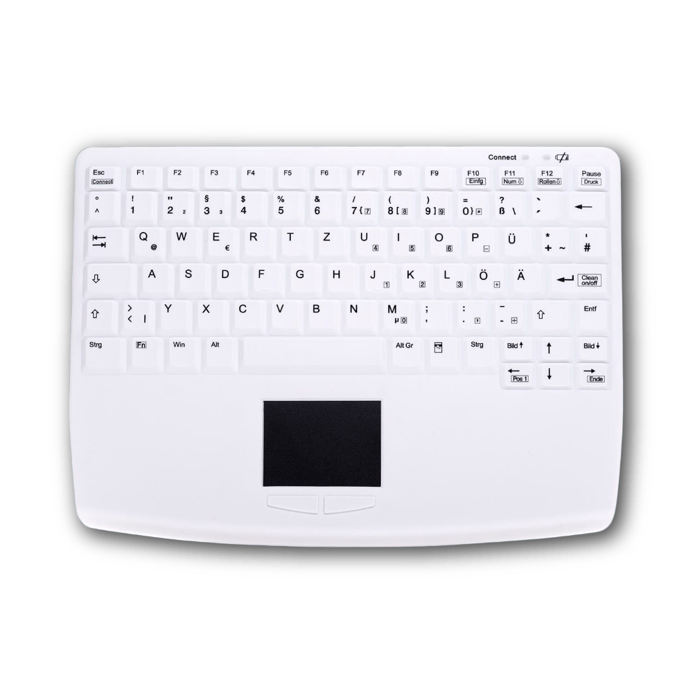 tastiera industriale in silicone IP68 con trackpad ultra-compatta